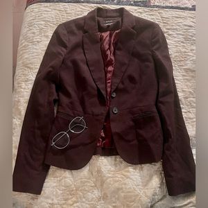 RW&Co suit jacket in wine colour